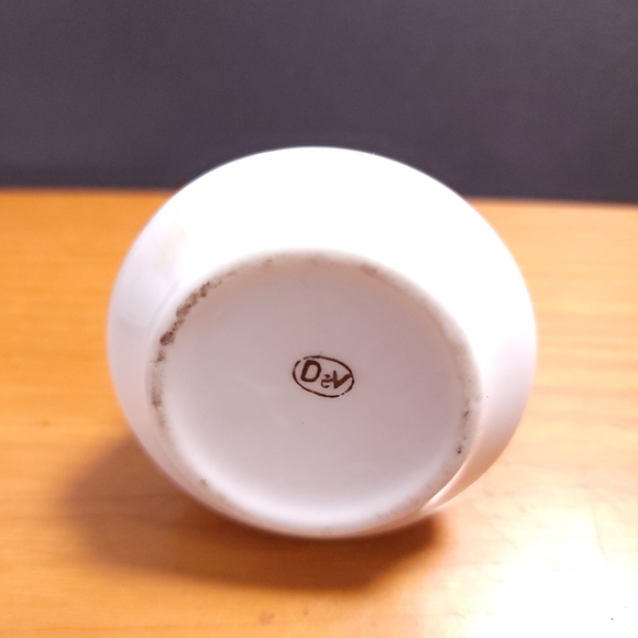 DeV Perfume Atomizer Bottle Porcelain Pink Floral Vintage Victorian - Picture 7 of 10